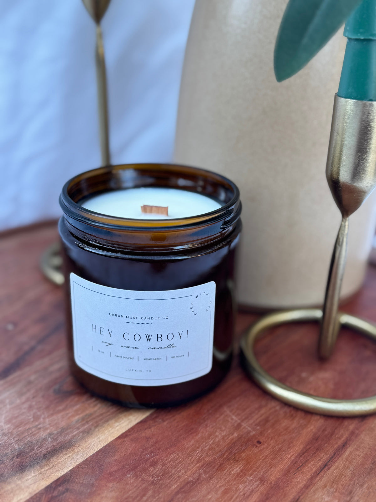 Urban Muse Candle Co. | 16 oz Amber Jar Candle