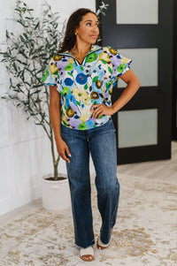 Fielding Questions Floral Top