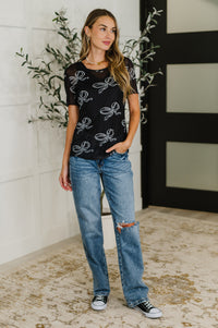 PREORDER: Sheer Bow Layering Top