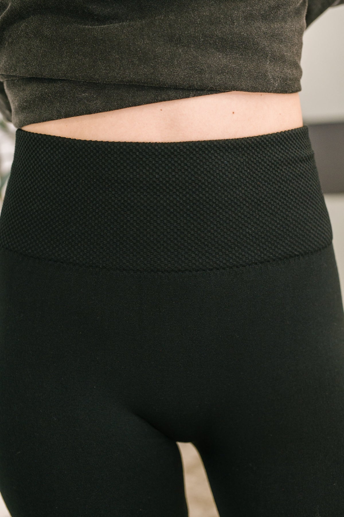 Sweet Steppin' High Waist Leggings in Black