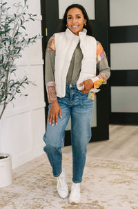 Sweet as Pie Color Block Relaxed Long Sleeve