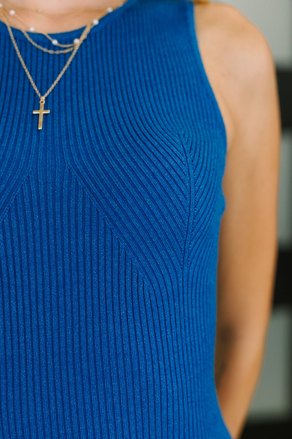 Your Full Attention Sweater Knit Midi Dress