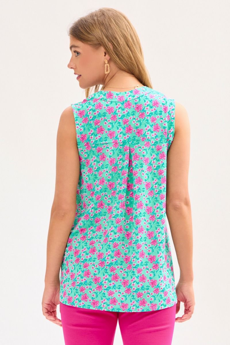 Dear Scarlett Lizzy Tank Top in Mint
